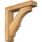 Ekena Millwork Balboa Block Rough Sawn Bracket w/ Offset Brace, Western Red Cedar, 4"W x 16"D x 16"H BKT0402X16X16BOA05RWR - alternate 1